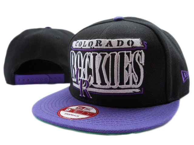 MLB Colorado Rockies Snapback Hat NU04